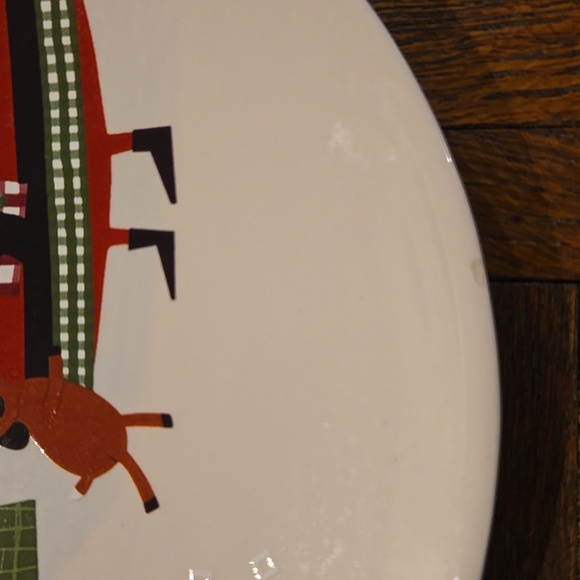 Harry & David Christmas dessert plates 2007 - Picture 10 of 10